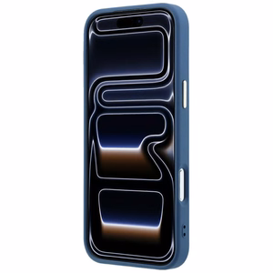 Guess 4G & Big Resin Logo -suojakuori iPhone 17 Pro Max / 18 Pro Max -malleille, vaaleansininen