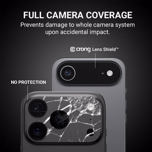 Crong Lens Shield kameran linssien lasisuoja iPhone 17 -laitteelle