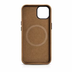 iCarer Öljyvaha Premium Nahkakotelo iPhone 14 Plus Magneettinen nahkakotelo MagSafe ruskea (WMI14220703-TN)