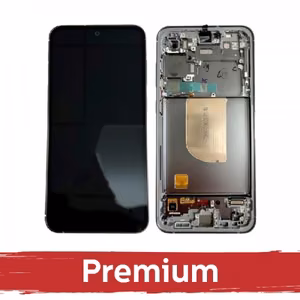 LCD-näyttö yhteensopiva Samsung S711 S23 FE kehyksellä / Grafiitti / OEM