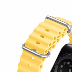 Dux Ducis OceanWave Series Hihna Apple Watch 38/40/41mm Keltainen