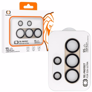 Karkaistu lasi Tel Protect 95% AR+AF Full Metal Camera Protector kameralle Samsung Galaxy S26 Ultra kulta (kamerasaareke)