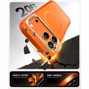 Supcase IBLSN Ares Flip MagSafe Suojakuori iPhone 17 Pro Max:lle - Oranssi