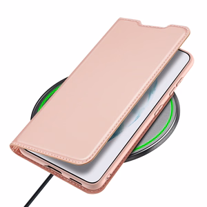 Dux Ducis Skin Pro Holster Cover Samsung Galaxy S22 + (S22 Plus) vaaleanpunainen