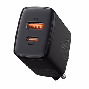 Laturi Baseus Compact Quick Charger 20W USB-C/USB-A musta CCXJ-B01