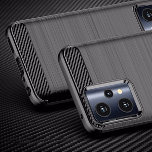 Carbon Case Joustava kansi Realme 9 Pro musta