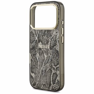 Guess Python Pattern MagSafe -suojakuori iPhone 17 Pro - musta