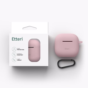 Etteri silikoninen suojakuori AirPods 3 vaaleanpunainen
