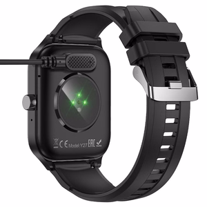 Charging cable for smartwatch Hoco 0,6 m Y26 / Y27 black