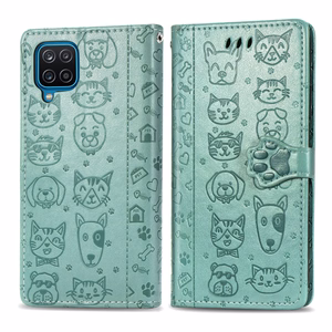 Case Cat-Dog Samsung A145 A14 4G/A146 A14 5G green