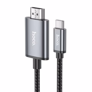 Cable Hoco UA27 USB-C to HDMI grey