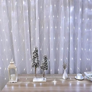 LED-valoverho (320 lamppua) 3M x 2M kylmä valkoinen