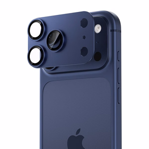 Benks Karkaistu lasi Glass Warrior Metal integroitu linssiensuoja iPhone 17 Pro (3 linssiä) sininen