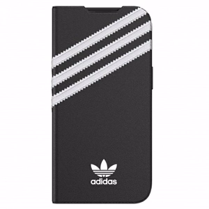 Adidas OR Booklet Case PU iPhone 13 Pro / iPhone 13 - musta ja valkoinen