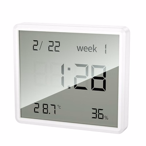 Electronic clock with hygrothermometer Hoco HX41 white