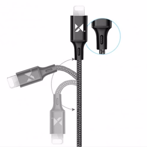 USB-kaapeli Wozinsky WUC-L2BE sininen Lightning 200cm