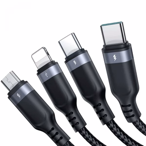 USB-kaapeli Joyroom 4in1 / S-1T4018A18 musta 120cm