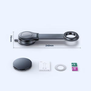 Joyroom JR-ZS518 taivutettava magneettinen puhelinpidike - musta