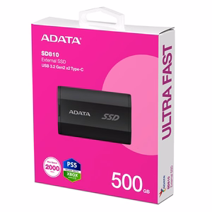 ADATA SD810 500 GB musta