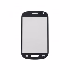 Ulkonäytön lasi, yhteensopiva Samsung I8190 S3 Mini:n kanssa, musta HQ