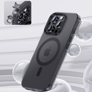 Benks Magnetic Lucid Armor Case -suojakuori (B066) Iphone 16 Pro Maxille, musta (kameran ohjauspainike)