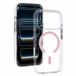 Liavec Pure suojakuori Iphone 17 Pro/18 Pro -puhelimelle, vaaleanpunainen (kameran ohjauspainike)