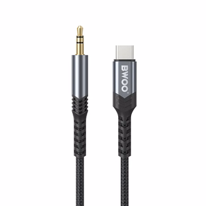 BWOO kaapeli AUX 3.5mm - USB-C BO-AUX066 musta