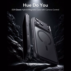 ESR Classic Hybrid MagSafe -suojakuori iPhone 18 Pro Max / 17 Pro Max -malleille, musta