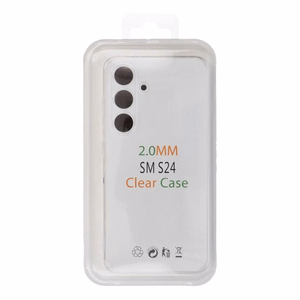 Suojakuori Samsung S24:lle - kirkas 2 mm Box läpinäkyvä