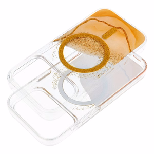 Case for iPhone 17 Pro / 18 Pro (low camera edge) Golden compatible with MagSafe gold