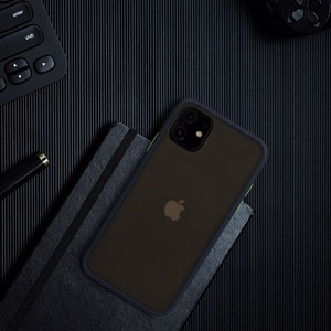 Vennus Color Button Bumper Samsung Galaxy A20S:lle laivastonsininen