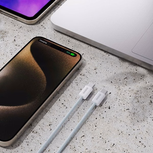 Dudao L6C USB-C - USB-C PD kaapeli 30W 1m - vaaleansininen