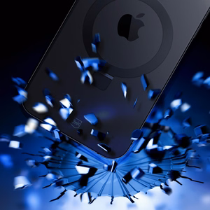 3mk Smoke Case Mag&Stand Suojakuori Apple iPhone 12 Pro Max:lle - musta