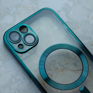 Color Chrome Mag Suojakuori iPhone 17 6,3 vihreä