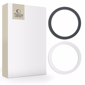 Tech-Protect MagMat MagSafe magneettinen rengas universaali - musta / hopeinen (2 kpl)