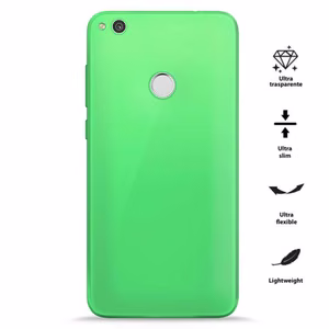 PURO 0.3 Nude case for Huawei P8 Lite (2017) / Honor 8 Lite, fluorescent green