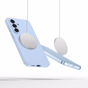 Tech-Protect Silicone MagSafe Case for Samsung Galaxy S26 - Blue