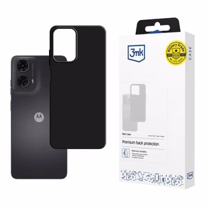 3mk Matt Case Motorola Moto G24:lle - Musta