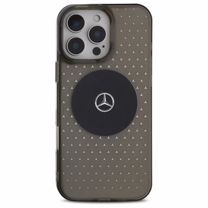 Mercedes MB Suojakuori tähtikuviolla iPhone 16 Pro:lle - Musta