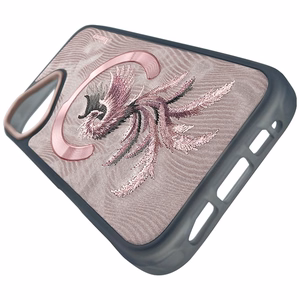 Nimmy Magnetic Fantasy Animal MagSafe iPhone 16 -suojakuori - ruusukulta