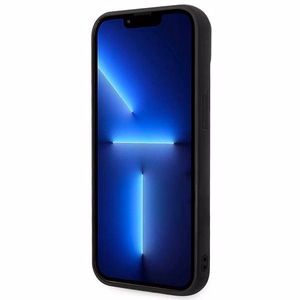 Karl Lagerfeld Puffy pitkänomainen logo kotelo iPhone 14 Plus - musta