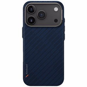 Uniq Keva EDGE Magclick Lataussuojakuori iPhone 17 Pro:lle - sininen
