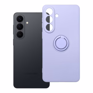 Suojakuori Samsung S26 Plus silikoninen sormusrakenne violetti
