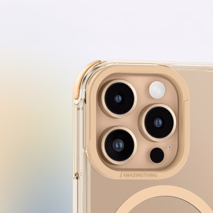 AmazingThing Omni Mag Suojakuori iPhone 16 Pro:lle - Rose Gold