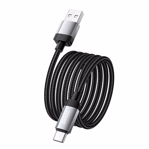 Kaapeli USB-A USB-C Hoco 3A 1 m X117 musta