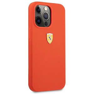 Ferrari FESSIHCP13XRE iPhone 13 Pro Max 6.7" punainen/punainen kovakotelo Silikoni