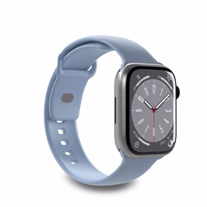 Puro Icon Silikoninen Hihna Apple Watch 38 / 40 / 41 mm:lle - Vaaleansininen (2 kpl)