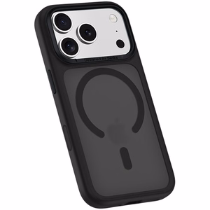 Benks Magnetic Mist metallikehyksinen suojakuori (C.K.FF.AP.BK.0072) iPhone 18 Pro / 17 Pro -puhelimille, musta, kameran ohjauspainikkeella