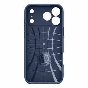 Spigen Liquid Air suojakuori mallille iPhone 18 Pro / 17 Pro – väri: tummansininen