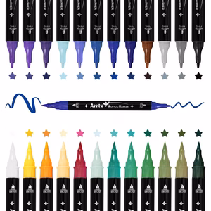 Acrylic Marker Pens ARRTX, 24 Colours